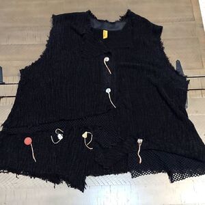 Staley Gretzinger Black Art To Wear Vest Sz XL